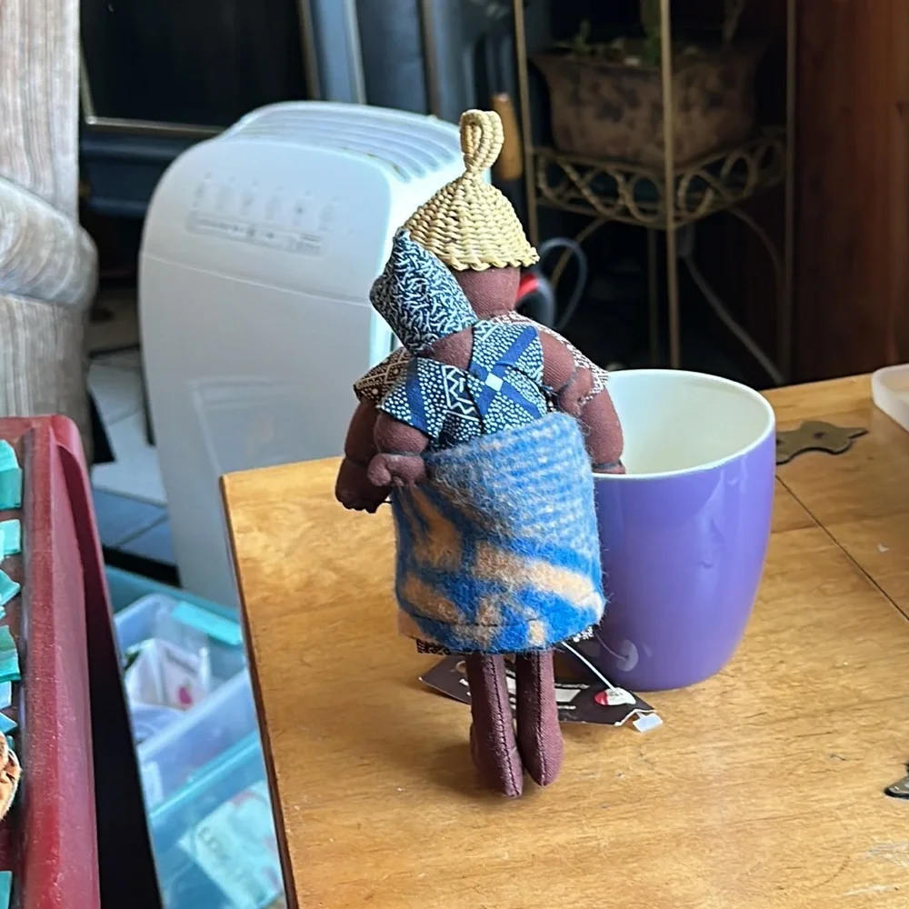 African Mama and Baby on Back super Adorable